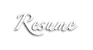 Resume